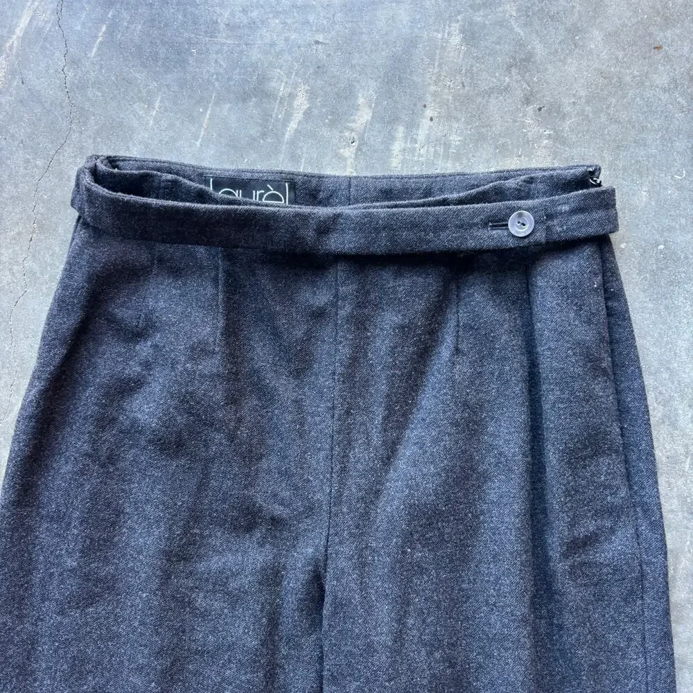 Laurel Dress Pants Women's Size 36 Gray Wool Blend RN 61891 - Picture 3 of 13